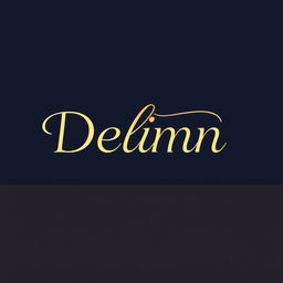 A stylish and modern logo design for a clothing brand named Delimi