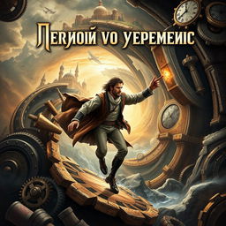 An intriguing book cover featuring a time-traveling Duke, blending elements of action, science fiction, historical fantasy, and time travel