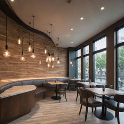 A stunning blend of the modern and authentic. Envision a restaurant space where cutting-edge contemporary design elements seamlessly meld with authentic, time-honored traditions.