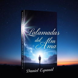 A captivating book cover for 'Llamadas del Alma' by Daniel Español