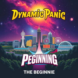 Album cover for the band 'Dynamic Panic' titled 'The Beginning'