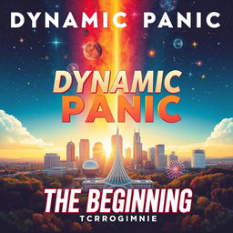 Album cover for the band 'Dynamic Panic' titled 'The Beginning'