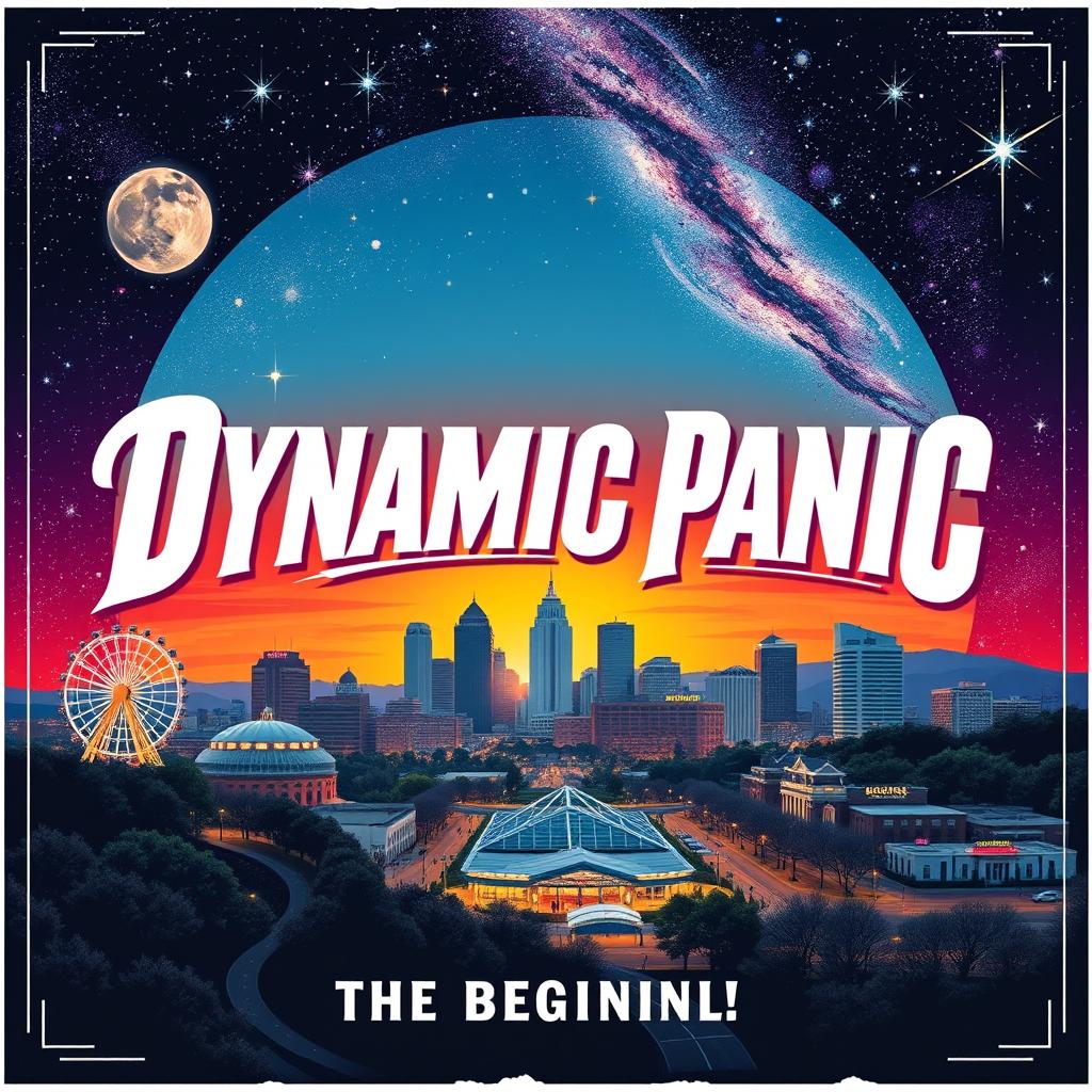 Album cover for the band 'Dynamic Panic' titled 'The Beginning'