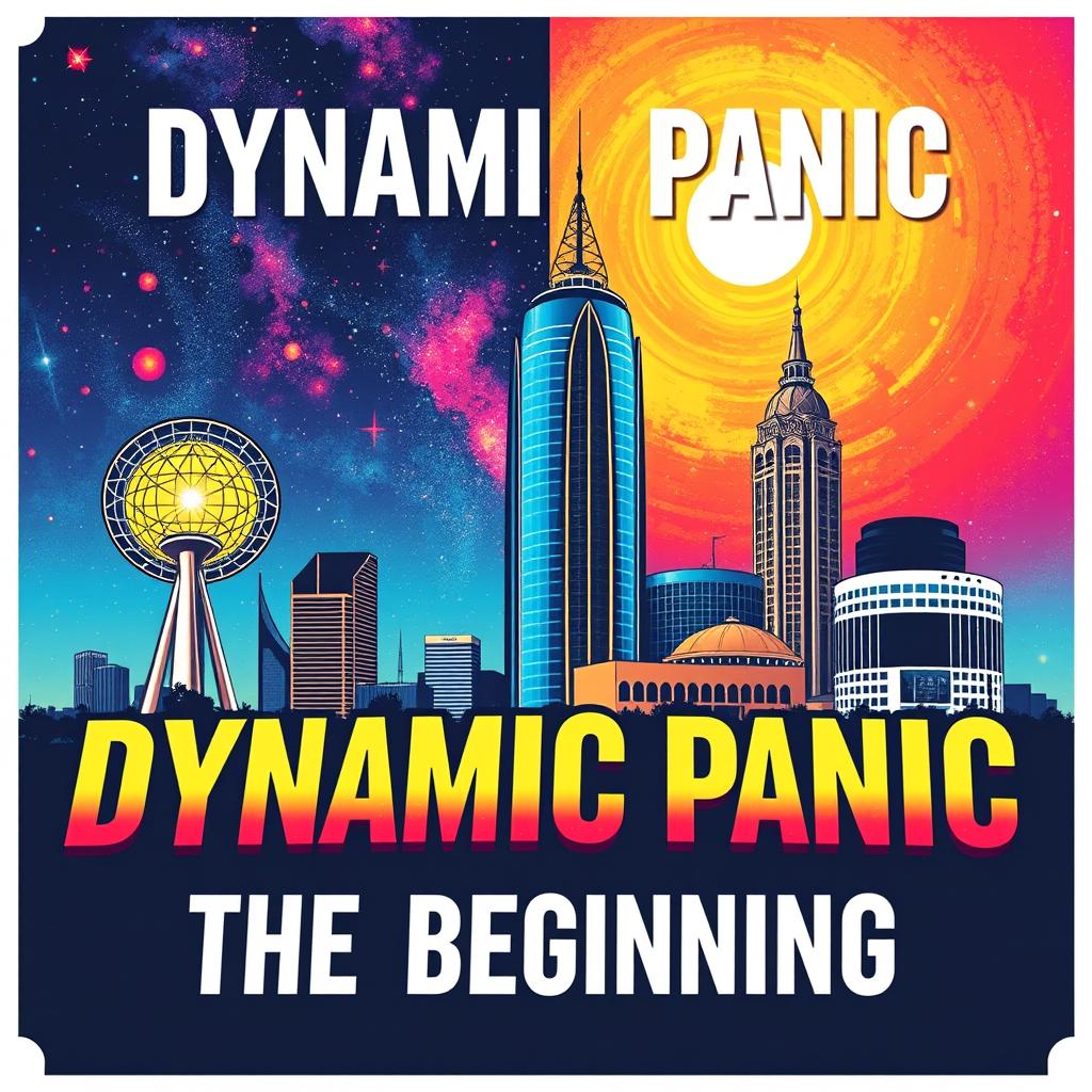 Album cover for the band 'Dynamic Panic' titled 'The Beginning'