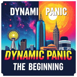 Album cover for the band 'Dynamic Panic' titled 'The Beginning'