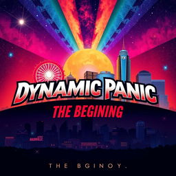 Album cover for the band 'Dynamic Panic' titled 'The Beginning'