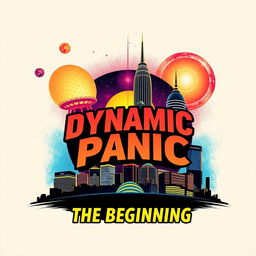 Album cover for the band 'Dynamic Panic' titled 'The Beginning'