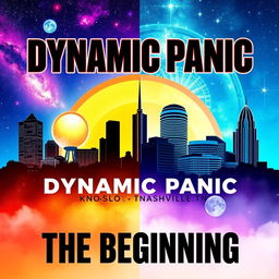 Album cover for the band 'Dynamic Panic' titled 'The Beginning'