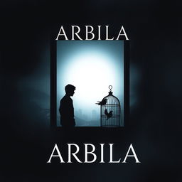 A book cover design for the title "ARBILA"