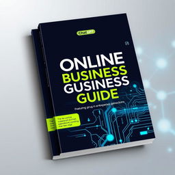 Book cover design for an online business guide featuring ChatGPT