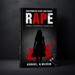 A powerful book cover addressing the issue of women's experiences with rape