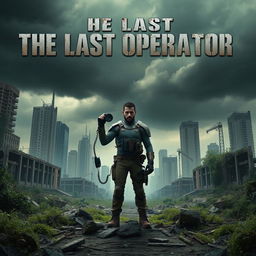 A post-apocalyptic movie poster titled "The Last Operator" set in a bleak, dystopian world