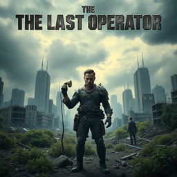 A post-apocalyptic movie poster titled "The Last Operator" set in a bleak, dystopian world