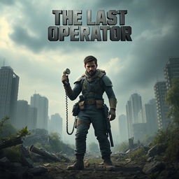 A post-apocalyptic movie poster titled "The Last Operator" set in a bleak, dystopian world