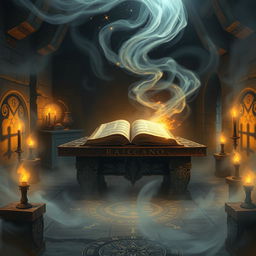 A powerful and mysterious illustration depicting 'O Grande Arcano', the Grand Arcane