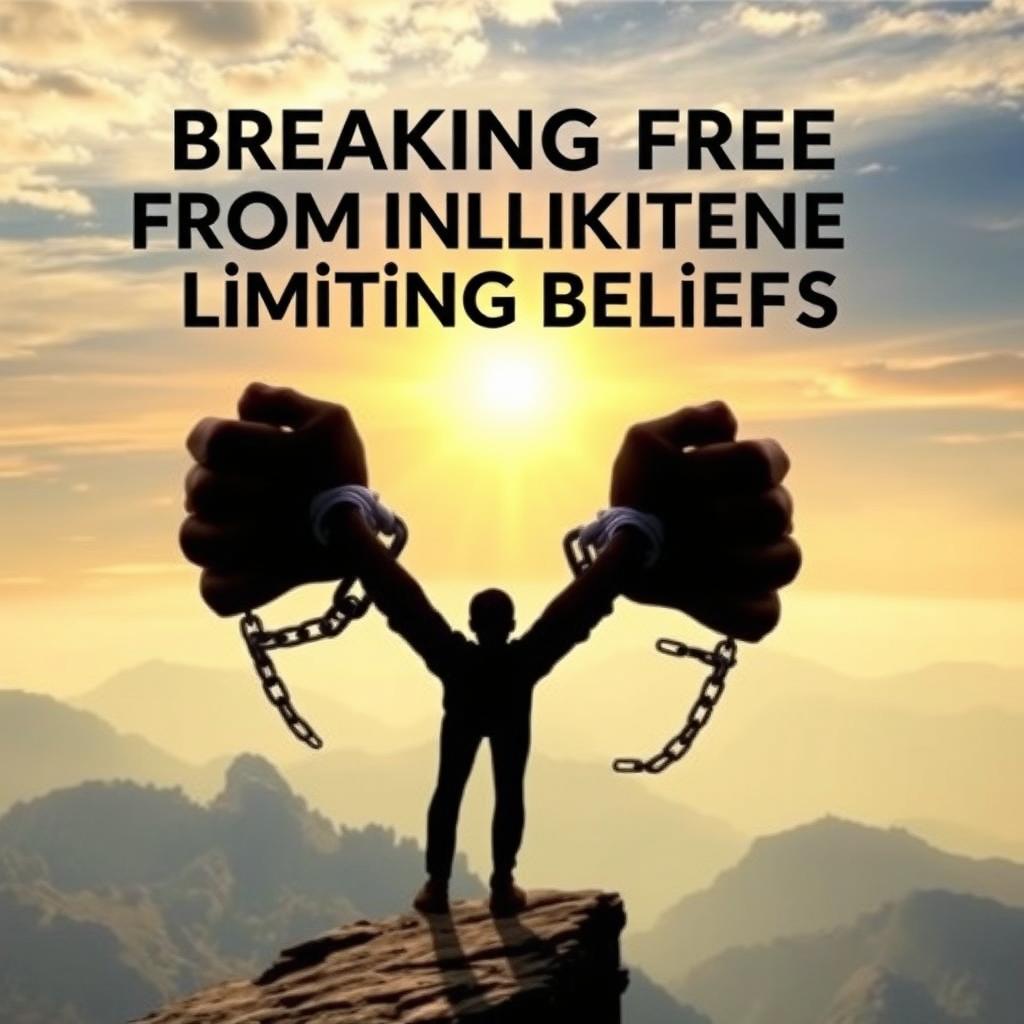 A symbolic representation of breaking free from limiting beliefs