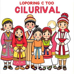 A children’s coloring book focusing on cultural attire helps address the societal challenge of cultural awareness and appreciation by educating young readers about diverse cultures through interactive learning