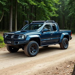 A 2005 Volkswagen LT35 transformed into a rugged pickup truck