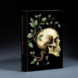 A captivating book cover for a scientific biology book