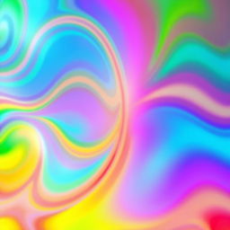 A colorful and vibrant abstract background with a myriad of flowing colors blending seamlessly into each other