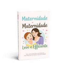 An ebook cover concept for 'Maternidade Leve e Eficiente'