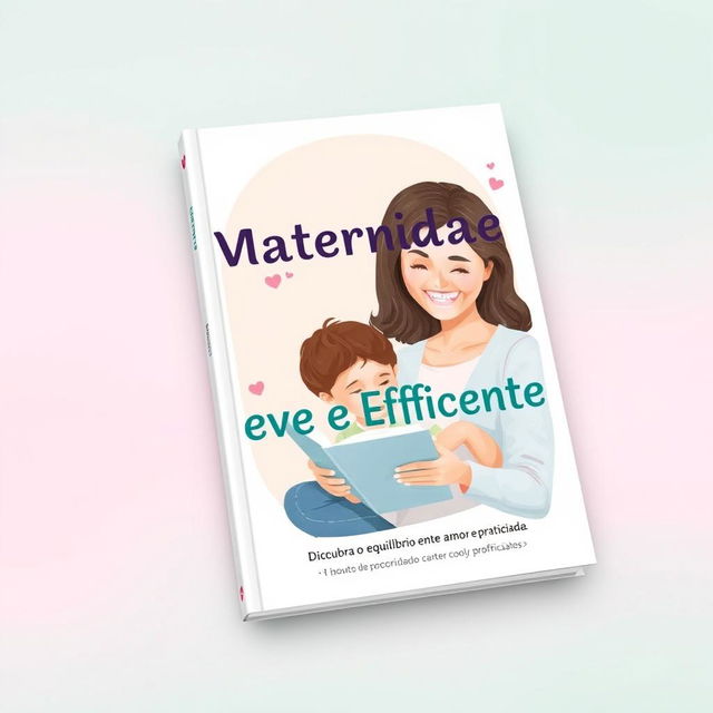 An ebook cover concept for 'Maternidade Leve e Eficiente'