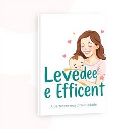 An ebook cover concept for 'Maternidade Leve e Eficiente'