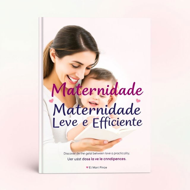 eBook cover design for "Maternidade Leve e Eficiente"