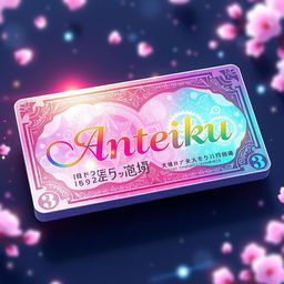 A digital currency inspired by anime, named 'Anteiku'