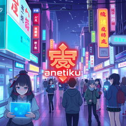 A digital currency named 'anteiku' in a modern anime world