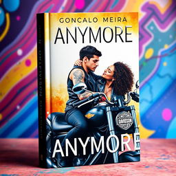 Book cover with the title 'ANYMORE' at the top, and above the title, the name 'Gonçalo Meira'