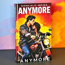 Book cover with the title 'ANYMORE' at the top, and above it, the name 'Gonçalo Meira'