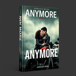 Book cover design with the title 'ANYMORE' at the top, featuring a line under the word 'MORE'