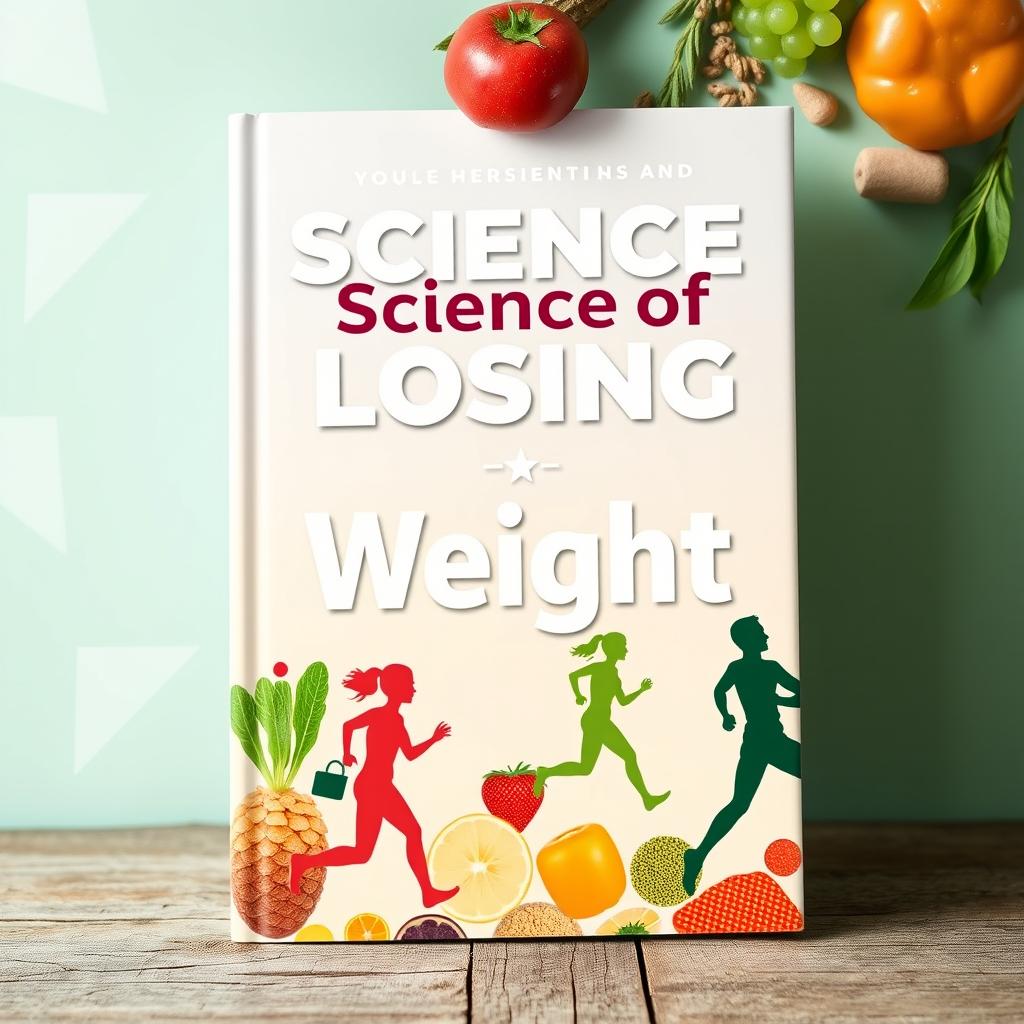 Cover design for a self-help book titled "Science of Losing Weight"