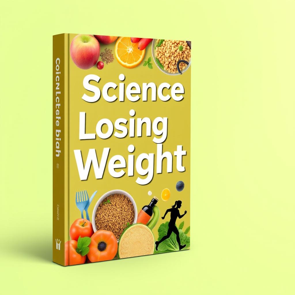 Cover design for a self-help book titled "Science of Losing Weight"