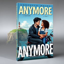 Book cover design featuring the title 'ANYMORE' at the top with a line under 'MORE', the author's name 'Gonçalo Meira' above the title, and 'Livro 1' below