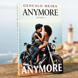 Book cover with the title 'ANYMORE' at the top, above which is the author's name 'Gonçalo Meira'