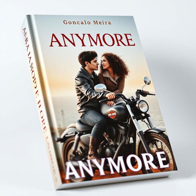 Book cover with the title 'ANYMORE' at the top, above which is the author's name 'Gonçalo Meira'