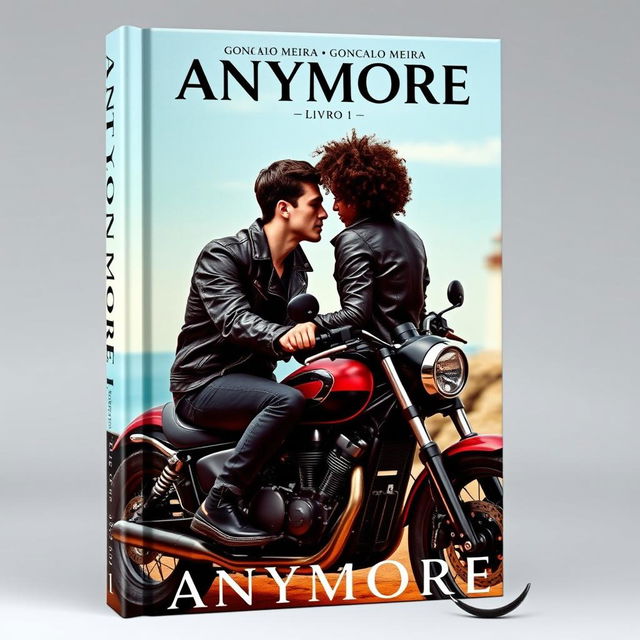 Book cover with the title 'ANYMORE' at the top, above which is the author's name 'Gonçalo Meira'