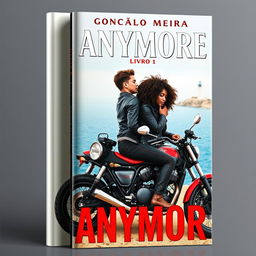 Book cover with the title 'ANYMORE' at the top, above which is the author's name 'Gonçalo Meira'