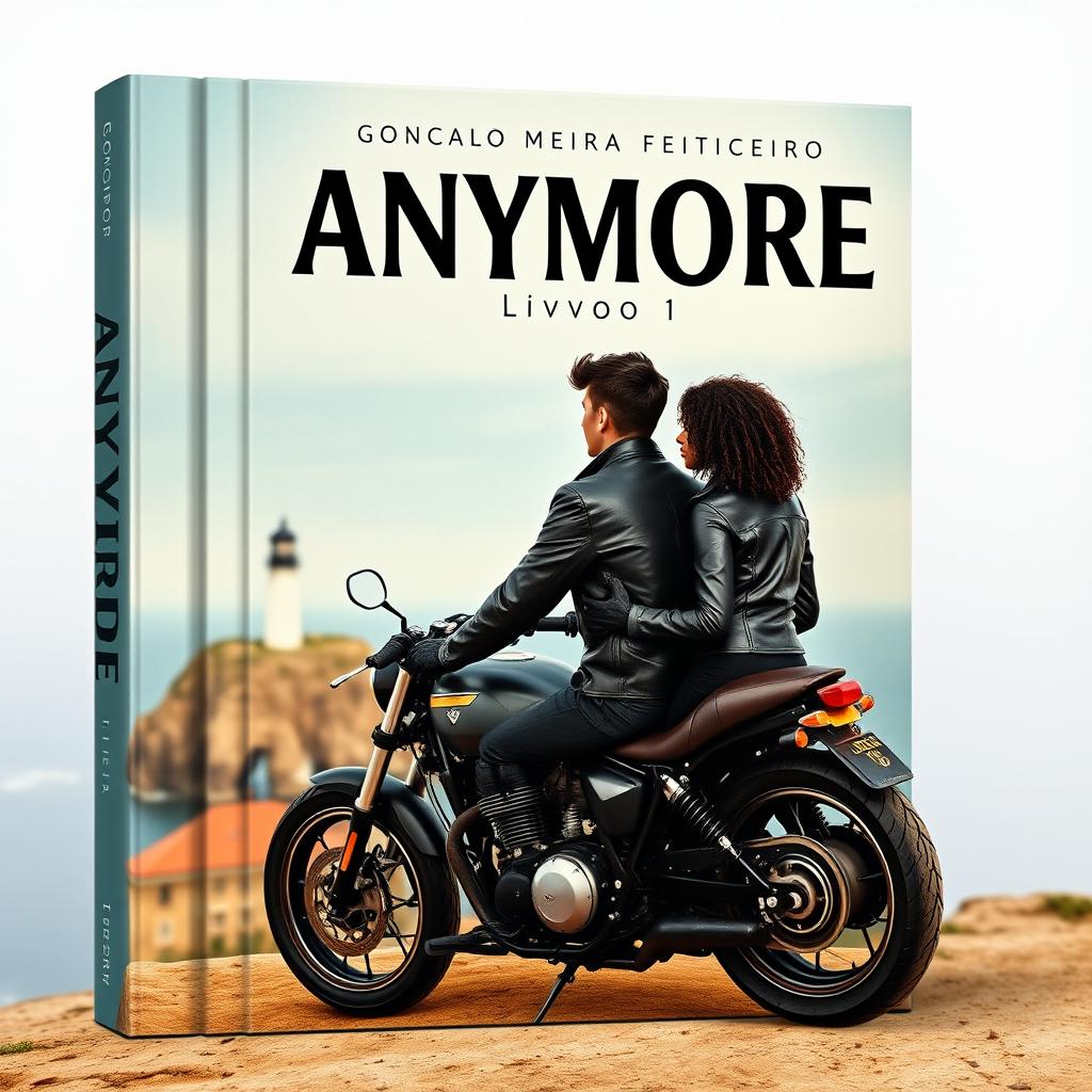 Book cover design featuring the title 'ANYMORE' at the top, with the author's name 'Gonçalo Meira Feiticeiro' above it