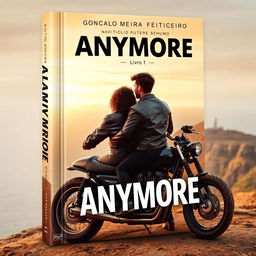 Book cover design featuring the title 'ANYMORE' at the top, with the author's name 'Gonçalo Meira Feiticeiro' above it