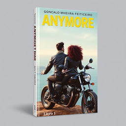 Book cover design featuring the title 'ANYMORE' at the top, with the author's name 'Gonçalo Meira Feiticeiro' above it