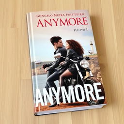 Book cover featuring the title 'ANYMORE' at the top, with the author's name 'Gonçalo Meira Feiticeiro' above it