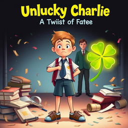 Book cover for 'Unlucky Charlie: A Twist of Fate'