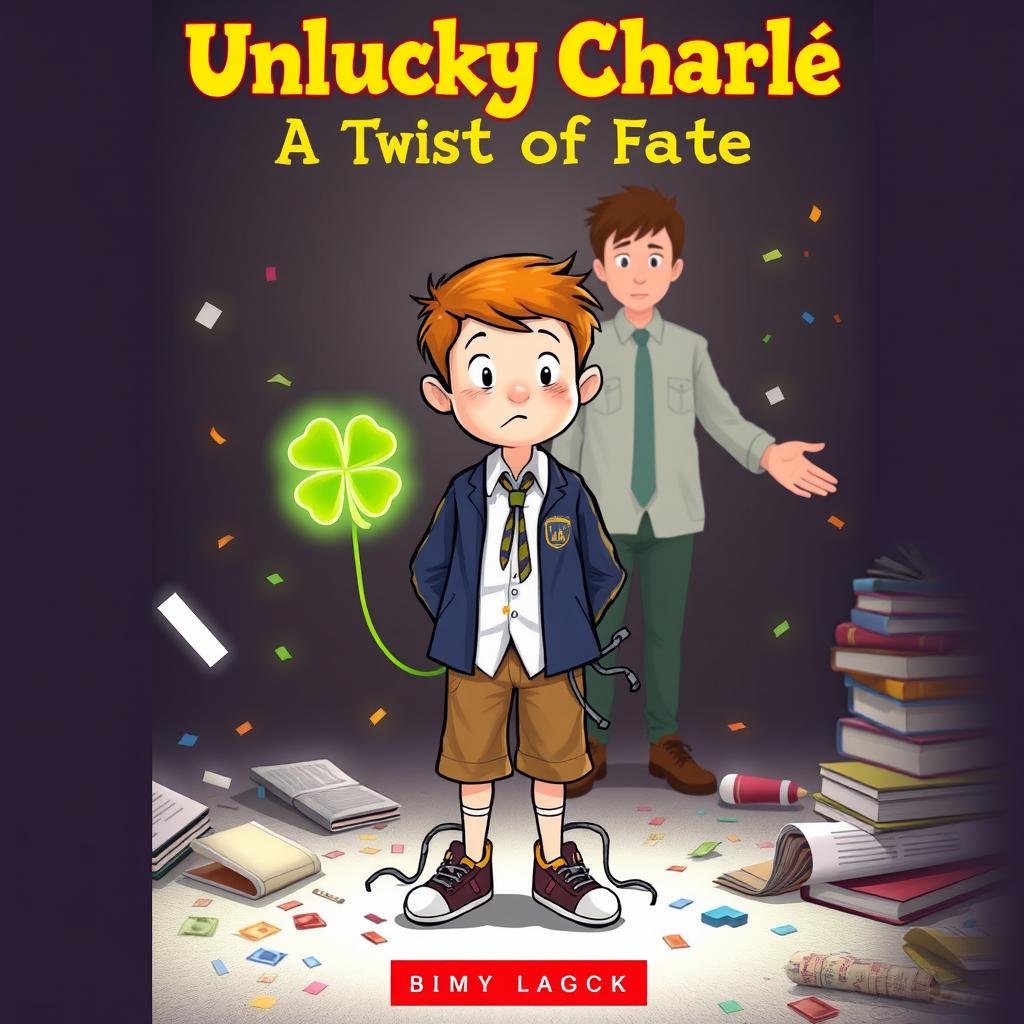 Book cover for 'Unlucky Charlie: A Twist of Fate'