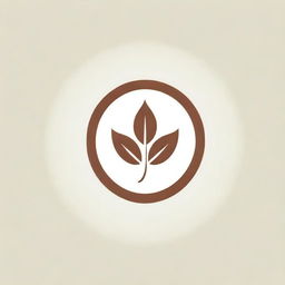 Create a sophisticated combination logo blending our official logo with elements inspired by nature such as leaves, trees and earthy tones, projecting an aura of organic elegance.