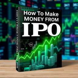 A book cover design for 'How To Make Money From IPO'