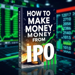 A book cover design for 'How To Make Money From IPO'