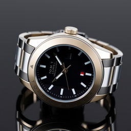 A high-end Tommy Hilfiger watch featuring a stylish and modern design